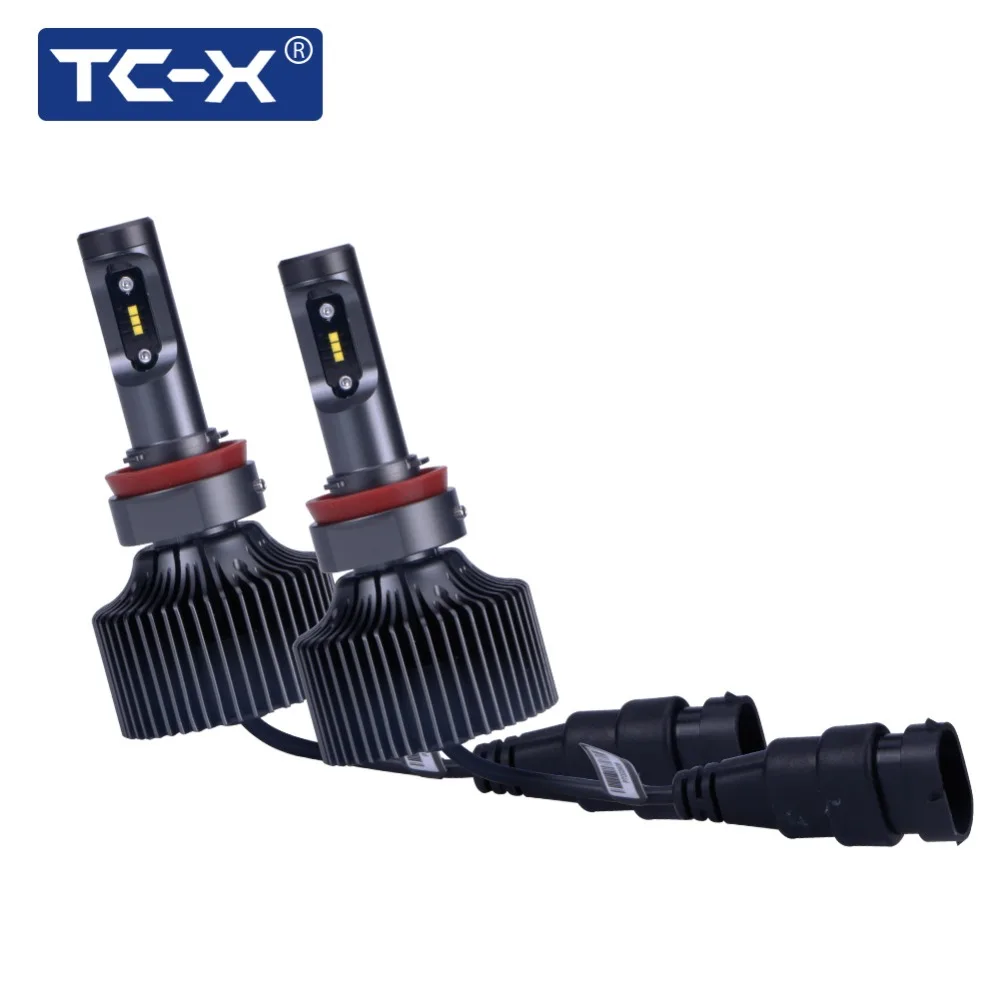 TC X 2 ШТ. H11 9006 9005 LED Автомобилей Фары Дальнего света Безвентиляторный 6000 К