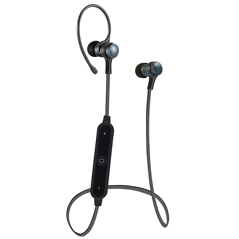 

2017 Sport Stereo Wireless Bluetooth Headset Headphone Earphone In-Ear Earhook For iphone Samsung with Earplug USB Charge Cable