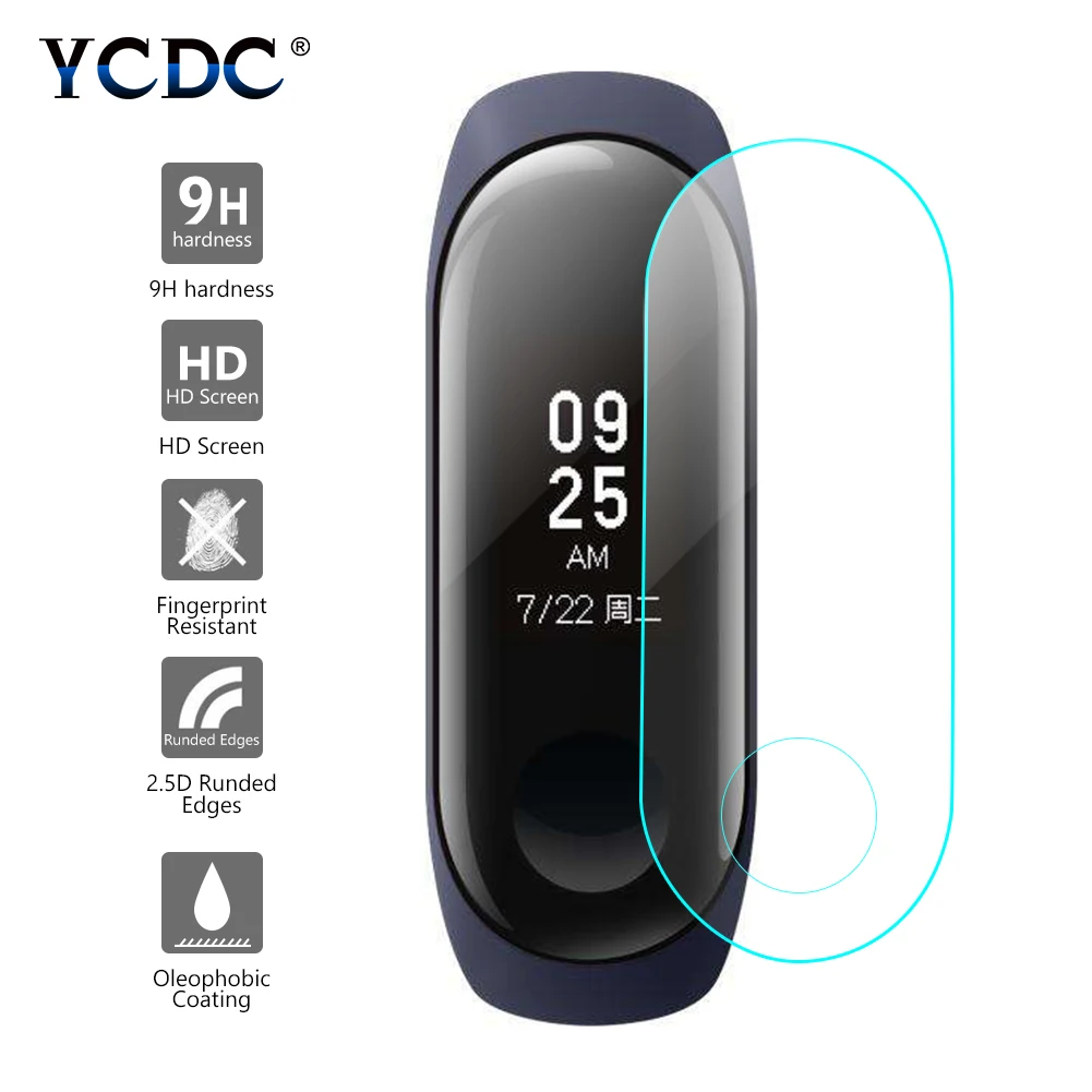 HD Clear Film For Xiaomi Mi Band 3 Smart Watch Premium Screen Protector 0.1mm Shockproof Soft TPU | Мобильные телефоны и