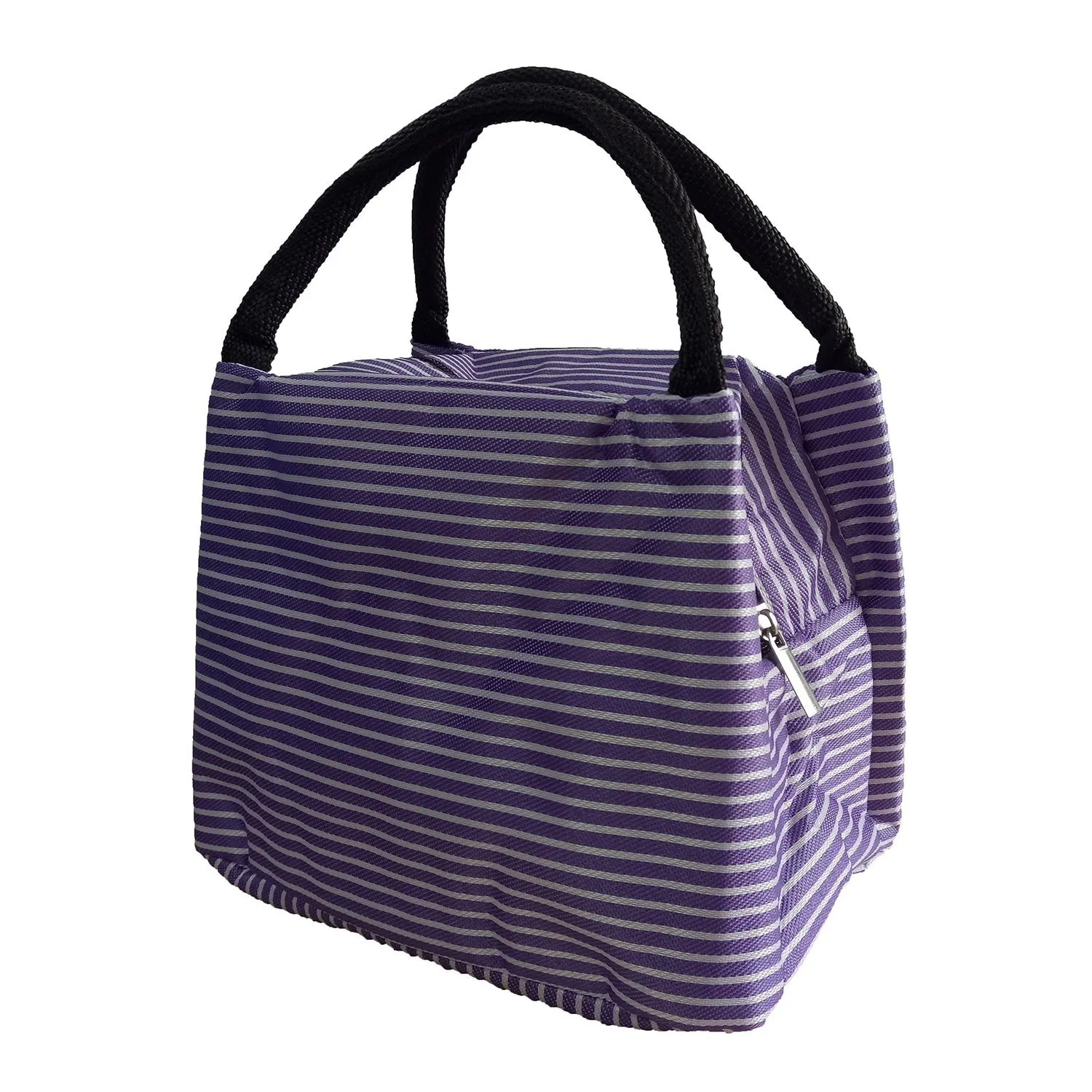 Purple Охлаждающая изолированная сумка, изолированная сумка для ланча, унисекс сумки для обеда для работы - Цвет: Purple