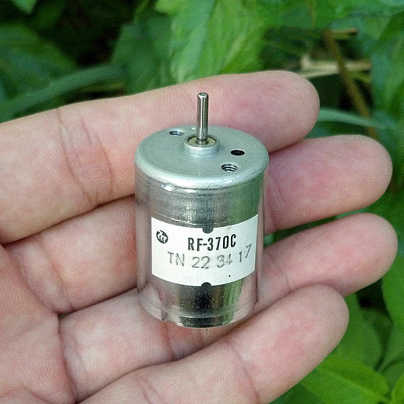 

MABUCHI RF-370CA Micro 370 Motor DC 5V-7.2V 12000RPM High Speed Long Life for Electrical Appliances Toy Car Boat Ship Model