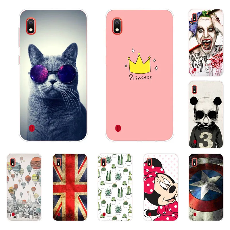 

For Samsung galaxy A10 Case,Silicon Fashion Cartoon Painting Soft TPU Back Cover for Samsung galaxyA10 protect Phone bags