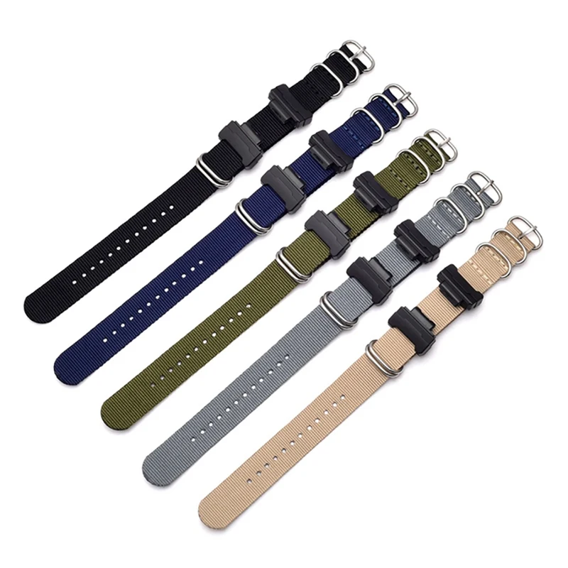 Watch Strap Spring Bar Tool Kit Pin Buckled Nylon Wristwatch Bands Converter Replacement Accessories For Casio