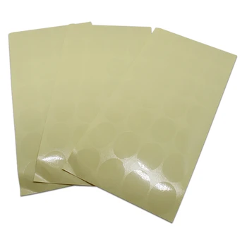 

DHL PVC Clear Party Sticker Ellipse With Viscous Self Adhesive Seal Label Transparent Seal File Pocket Envelope Box Seal