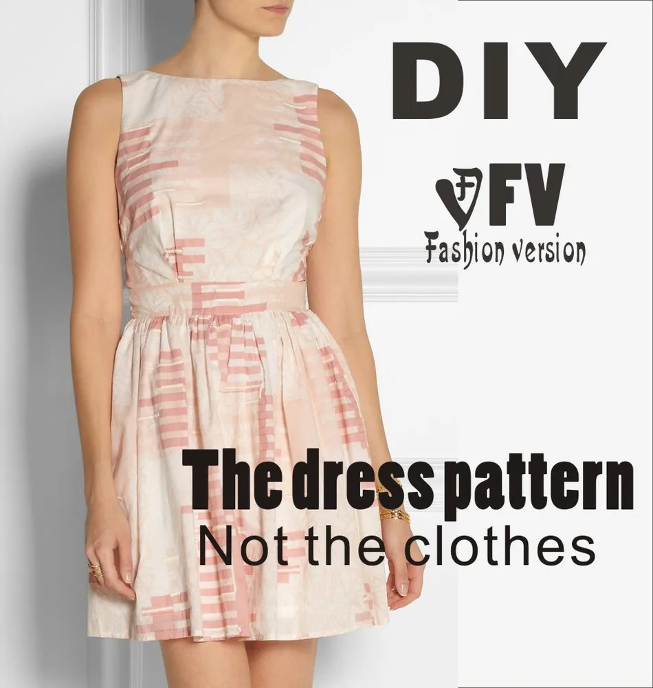 Одежда DIY платье платья шитье узор резка рисунок женское платье шитье шаблон BLQ-77