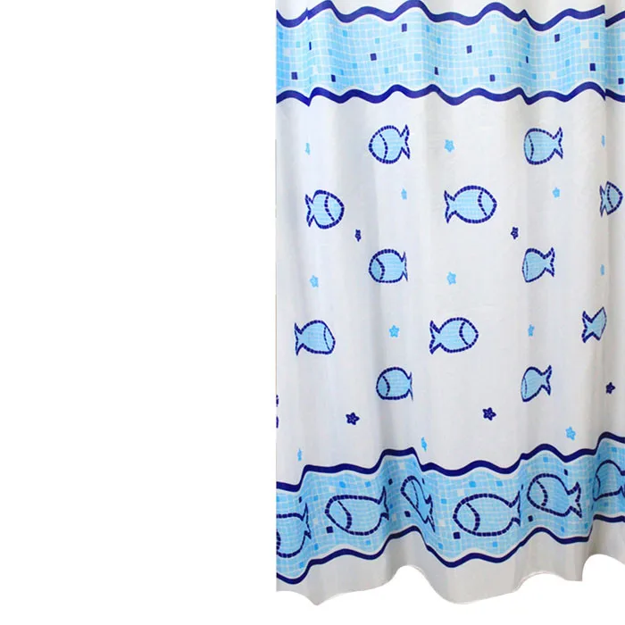 2015 New Sea Fish Vintage Shower Curtain Waterproof Bathroom Shower