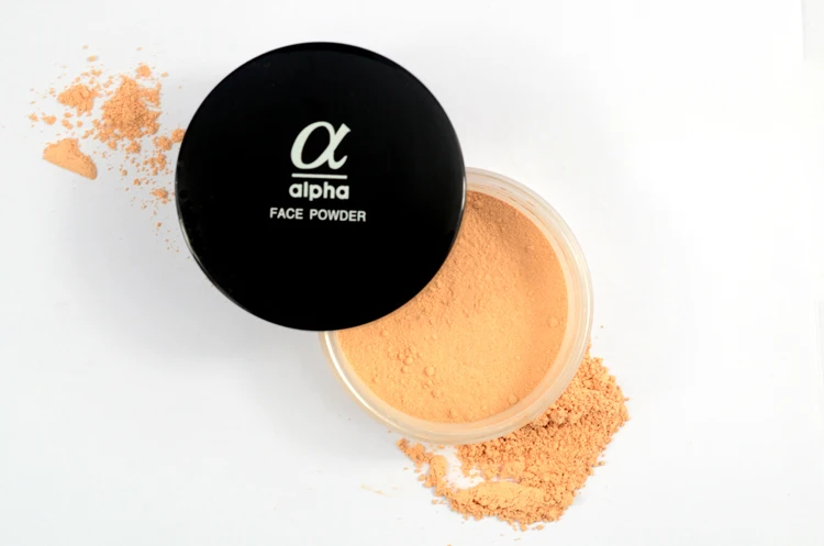 LOVE ALPHA 9 Colors Loose Face Powder Brand Makeup Base Long Lasting Control Oil Control Concealer Contour Palette White Powder (2)
