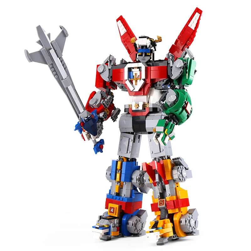 Совместим с Legoinglys 21311 SEMBO1130 Voltron Defender of The Universe модель трансформер строительные