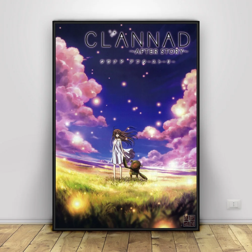 

CLANNAD Art Silk poster Home Decor 12x18 24x36 inch