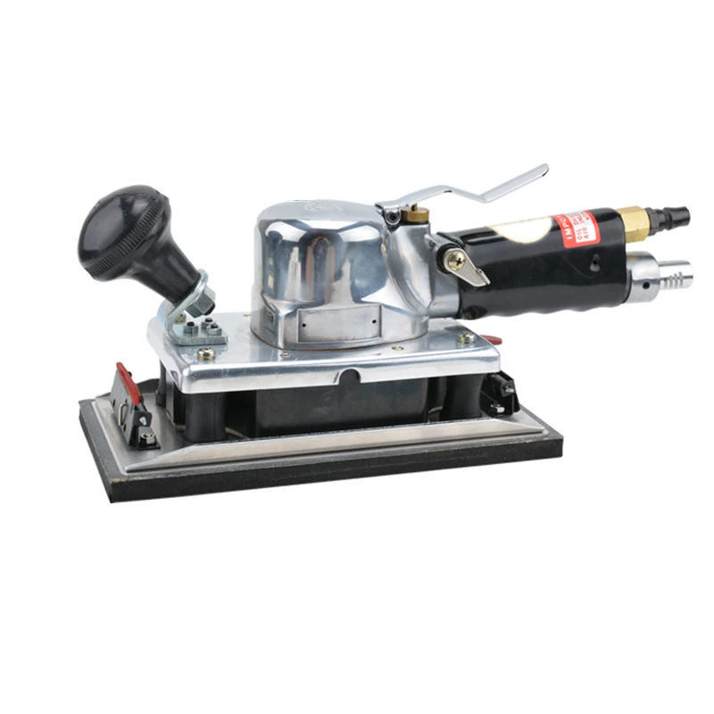 

Borntun Rectangle Pneumatic Air Sander 115mm*200mm Oblong Air Sander Polishing Wood Metal Pneumatic Air Sanding Buffing Polisher