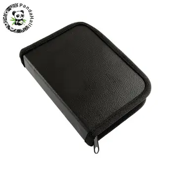 

Imitation Leather Bags for Plier Tool Sets, Black, 160x110x29mm