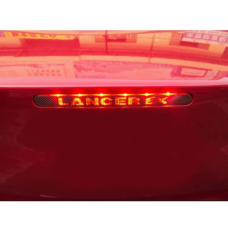 Наклейка на стоп сигнал из углеродного волокна для Mitsubishi Lancer Ex 9 10 автомобильные