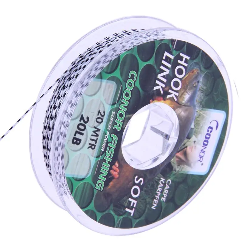 20 متر Leadcore مضفر الصيد خط 15lb 20lb 35lb التمويه الكارب الصيد خط الشعر الحفارات الرصاص النواة زعيم خط الصيد خط pesca