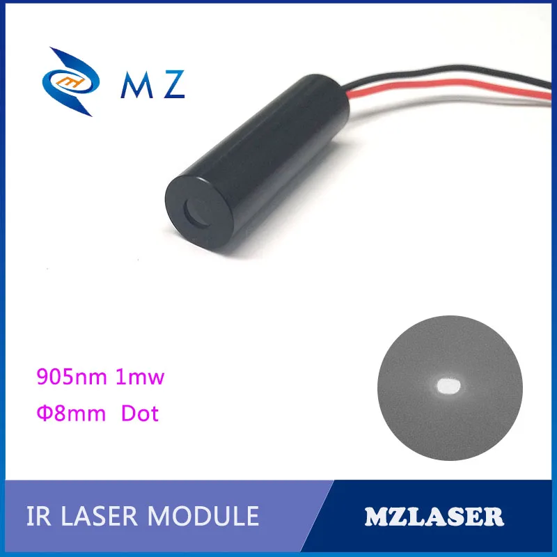 Ик-dot лазерный 905nm 1 МВт лазерной modoue высокого класса стекло объектива Промышленный лазерный модуль