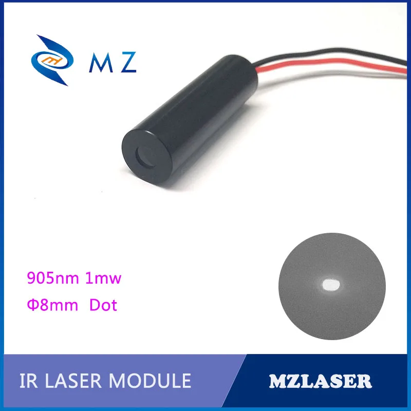 IR dot laser 905nm 1mw modoue High end стеклянный объектив Промышленный лазерный модуль|Запчасти