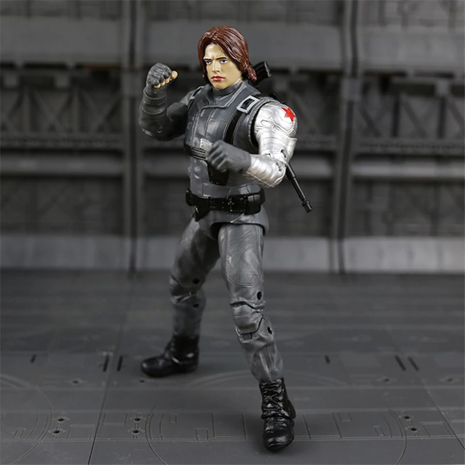 Iron Man Captain America Black Panther Winter Soldier Ant-Man  Falcon Scarlet Witch Vision Hawkeye Action Figure Model Toys N033 (8)