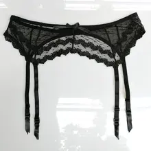 Женские подвязки с черным кружевным бантом, женские сексуальные подвязки, подарок, женские металлические пряжки, пояса с резинками для чулок, подарок GA1138