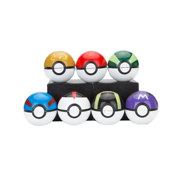 

50mm Grinder Newest Game Pokemon and Pokeball Pikachu Tobacco Herb Grinder With Gift Boxs