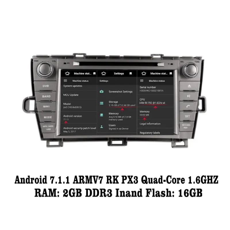Top Liislee Android 7.1 2G RAM Car For Toyota Prius LHD Radio Audio Video Multimedia DVD Player WIFI DVR GPS Navi Navigation 1 Top Liislee Android 7.1 2G RAM Car For Toyota Prius LHD Radio Audio Video Multimedia DVD Player WIFI DVR GPS Navi Navigation 1