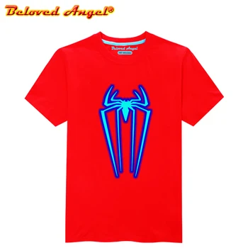 

Luminous Kids T Shirts 3D Pattern T-shirts Light In The Dark Boys Girls Tshirt Baby Summer Short Sleeves Tops Children Clothing