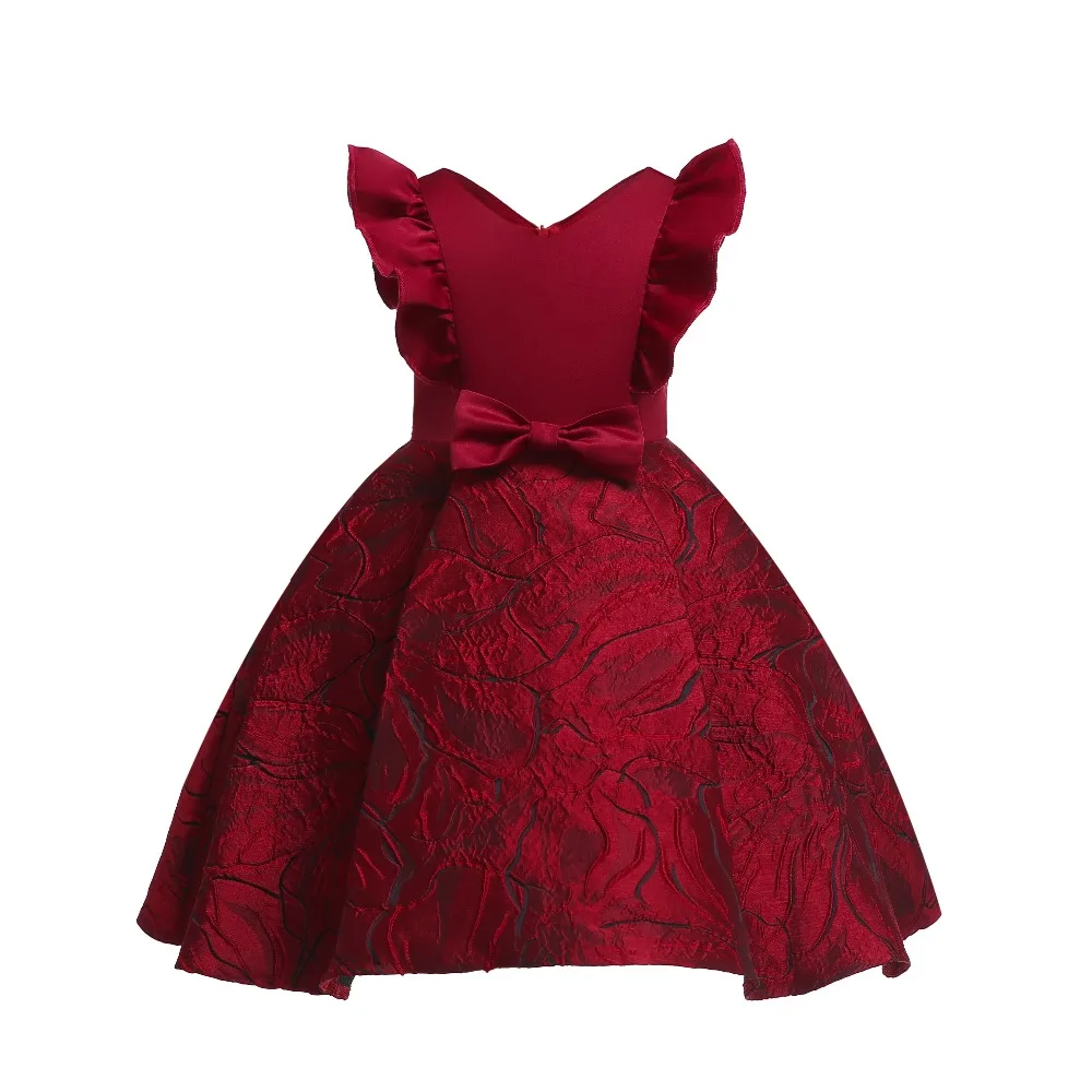 

2019 summer new children's dress children's dress girls children's jacquard princess dress