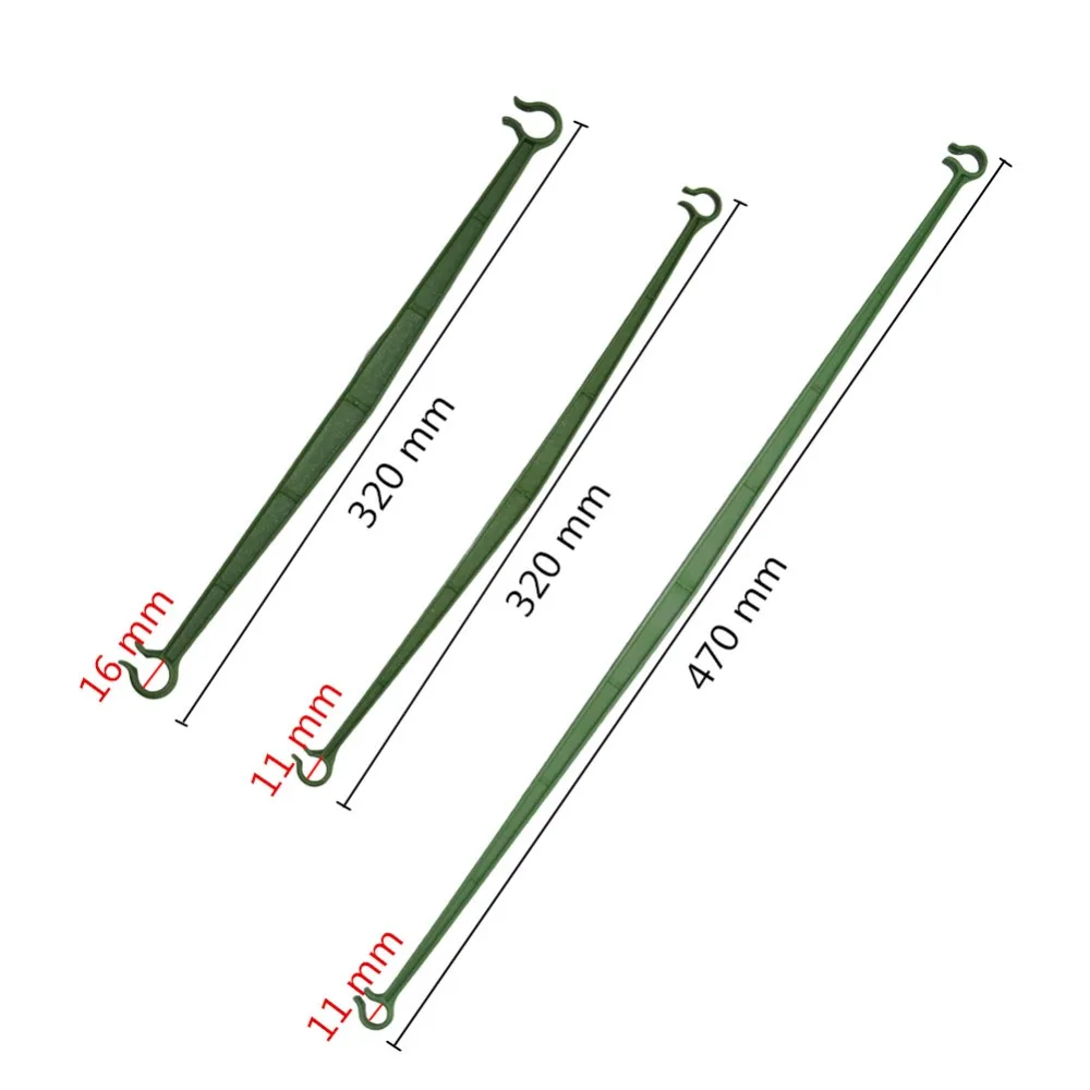 Пластик для поддержки растений разъем расширения томатный поддержку разъемы оружия Кола для 11/16 мм колья завода фиксированный стержень 20 шт