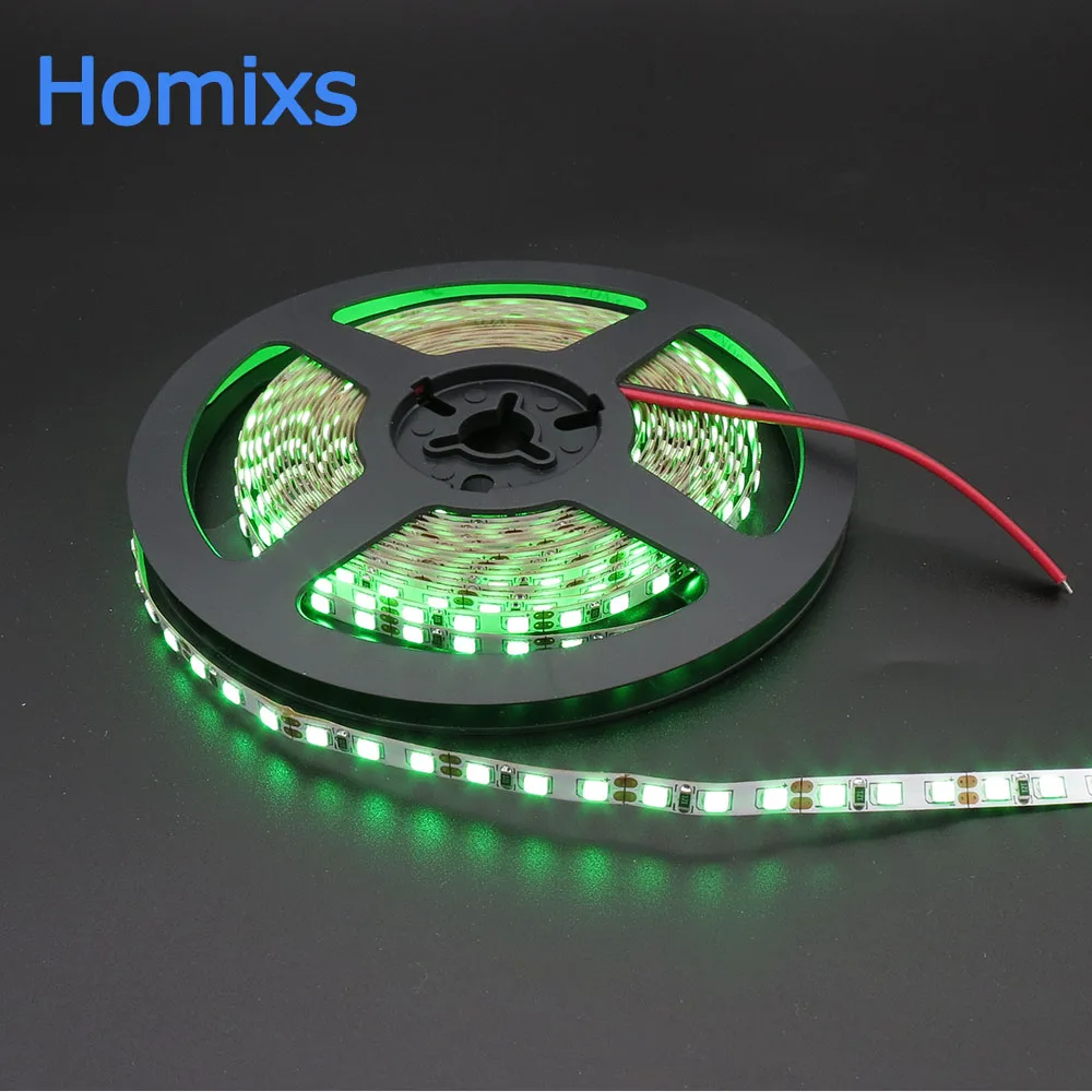 Homixs светодиодный яркость 5 мм ширина м 2835smd 600 Светодиодная лента 12 В светильник 120