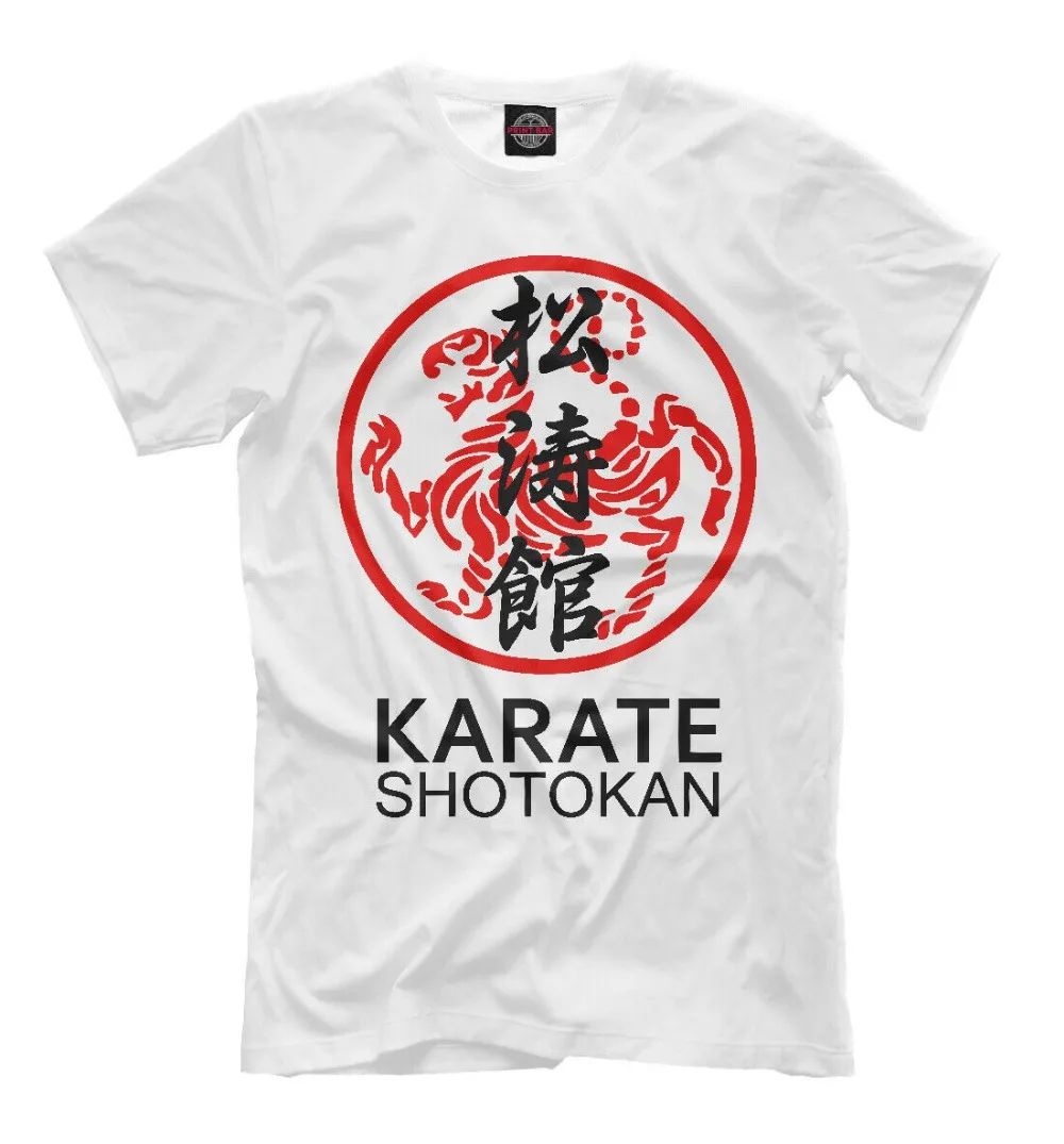 Karate Shotokan New T-Shirt Sport Fight Tops 2019 Print Letters Men Cotton Shirts Bob Marley T | Мужская одежда