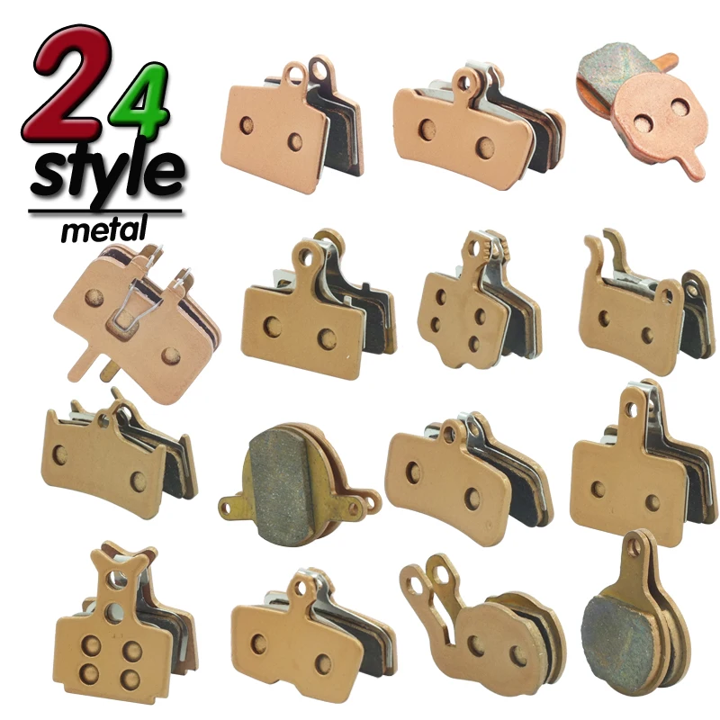 

4 pairs Meta MTB Road Bicycle Bike Disc Brake Pads for Shimano M355 M810 HAYES MX2 ZOOM Magura AVID E1 E7 FORMULA R1 RO Tektro