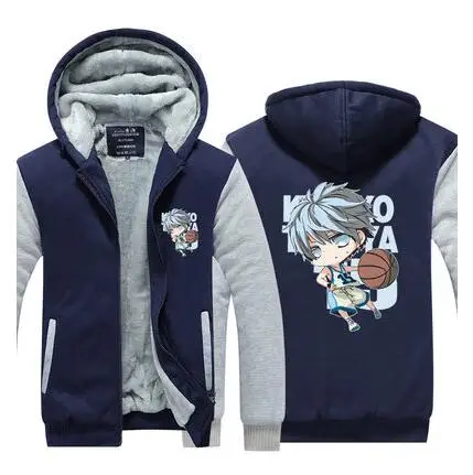 Высокое качество унисекс аниме косплей Kuroko no Basket Kuroko Tetsuya Kagami Taiga Hyuga Junpei флисовая толстовка с капюшоном - Цвет: 4