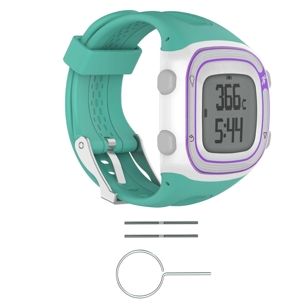JKER сменный ремешок для часов для Garmin Forerunner 10 15 Силиконовый браслет с инструментами
