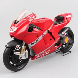 1:12 Масштаб Newray MotoGP 2008 автогонок Desmosedici GP8 № 33 Marco меландри мотоцикл литья под давлением модели игрушечный автомобиль миниатюра