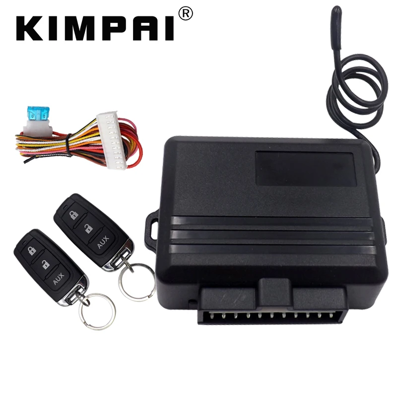 KIMPAI Universal Car Alarm System Plastic Vehicle Remote Lock Unlock And Remote Trunk Release Central Door