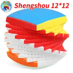 ShengShou 12x12x12 куб Sengso Кубик Рубика для профессионалов конкурс 12x12 скоростной куб Cubo Magico Twisty Puzzle Развивающие игрушки