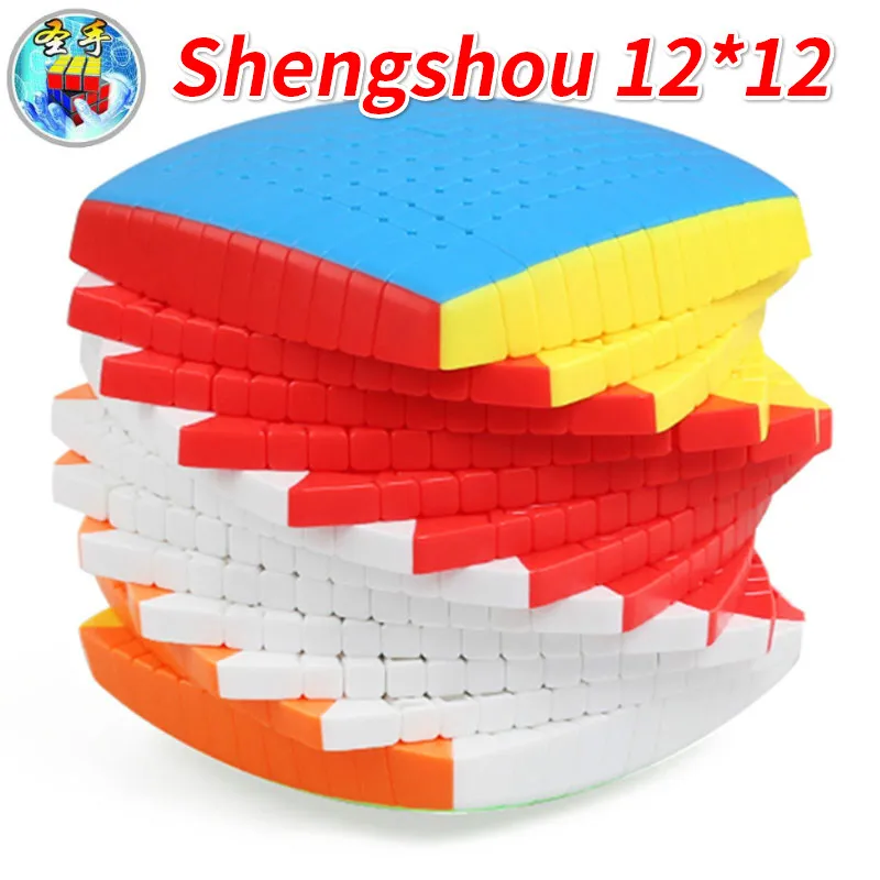 

ShengShou 12x12x12 Cube Sengso Magic Cube Professional Competition 12x12 Speed Cube Cubo Magico Twisty Puzzle Educational Toys
