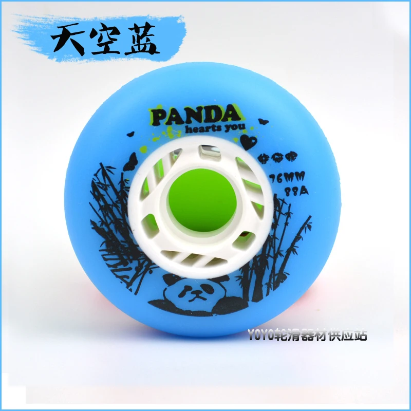 8 PCS/Lot Roller Skate Wheels 88A PU 72MM 76MM 80MM Skating Wheels Green Blue Red Pink Colors