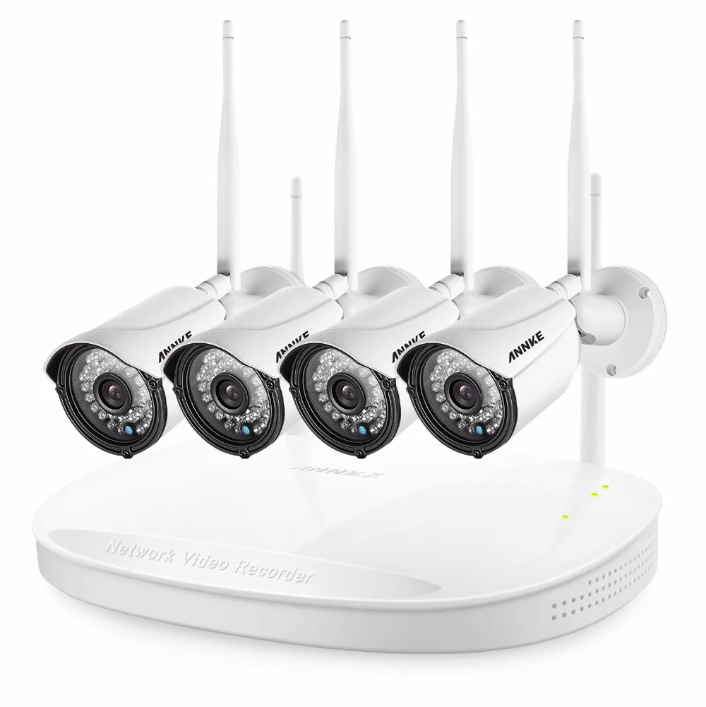 bilder für ANNKE 4CH CCTV-System Drahtlose 960 P Leistungsstarke Wireless NVR WIFI Ip-kamera CCTV Hauptsicherheitssystem Überwachungssets bilder für ANNKE 4CH CCTV-System Drahtlose 960 P Leistungsstarke Wireless NVR WIFI Ip-kamera CCTV Hauptsicherheitssystem Überwachungssets