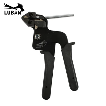 

Cable tie gun for 2.4-9mm stainless steel cable tie LS-600R hand cable tie fastening tool high quality cable tie AD-G600 black