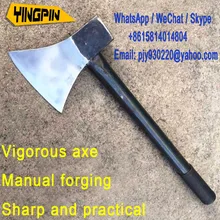 Ручная ковка железных ручек, мощные топоры дров, топор для кемпинга топор