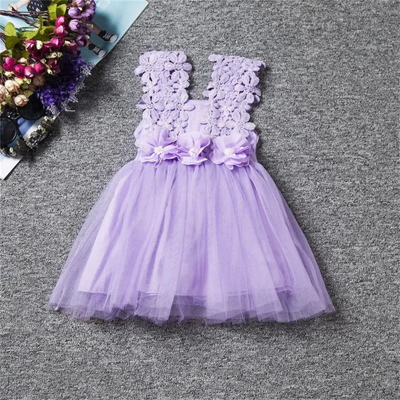 

Flower Girl Baby Wedding Dress Newborn Baby Baptism Clothes Baby Girl 1st Birthday Tutu Dress Infant Toddler Party Vestido Bebes