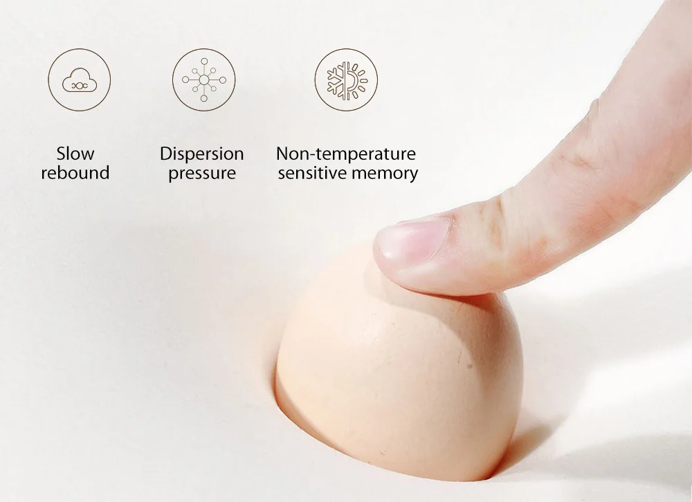 Original Xiaomi 8H Slow Rebound Contour Memory Foam Pillow H2 Soft Antibacterial Butterfly-Wings Shape Neck Support Pillow (8)