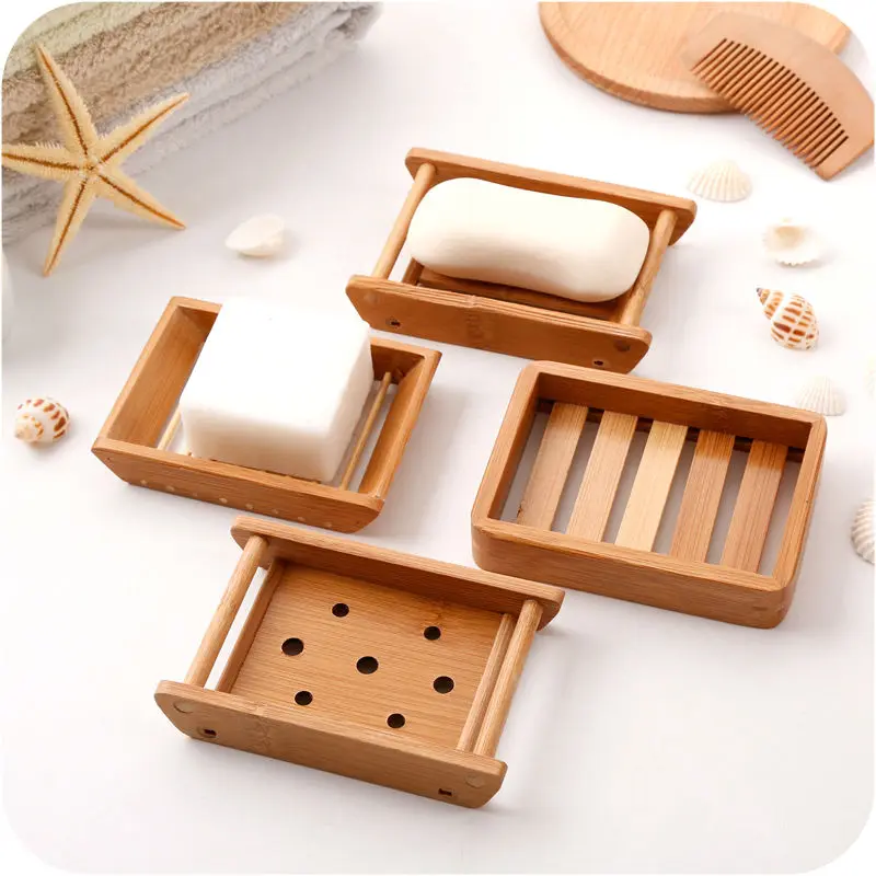 Japanese Style Creative Wooden Soap Holder Bamboo Wood Handmade Holder