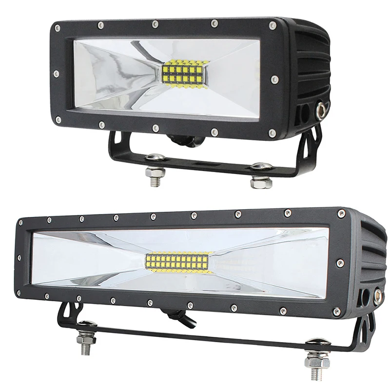 30w 60w 120w watt rectangular led work light adjustable bracket flood led driving light bar 4x4 offroad led light bar barra led bar luci 4x4 12v 24v car styling for mining 24v truck utv atv caravan tractor off road (3)