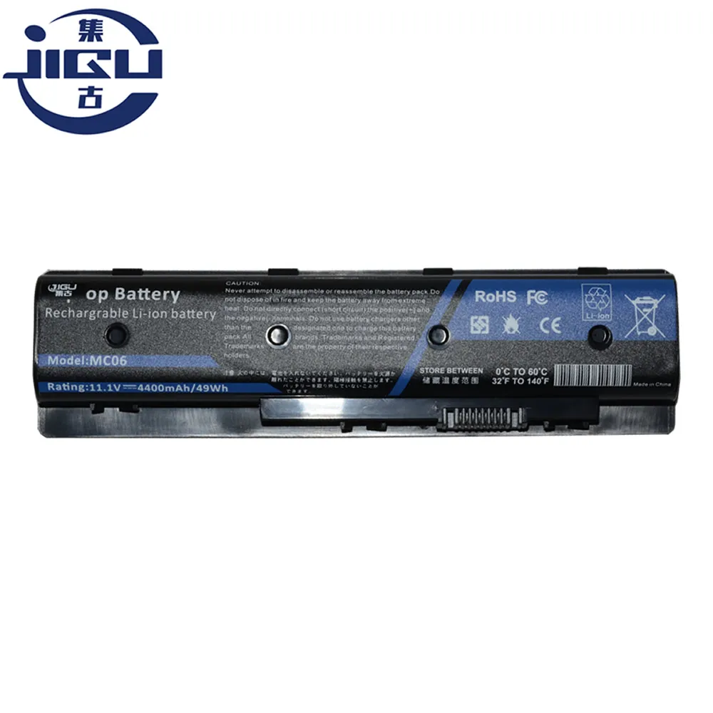 Заменяемая батарея JIGU 11 1 В модель 807231 001 фотоэлемент PB6R MC06 MC06062 N2L86AA для HP ENVY 15 ae100 17
