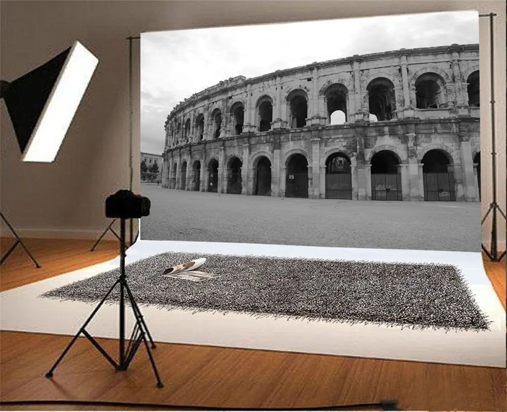Photography Backdrop Amphitheatre of Nimes Landmark Photo Background | Электроника
