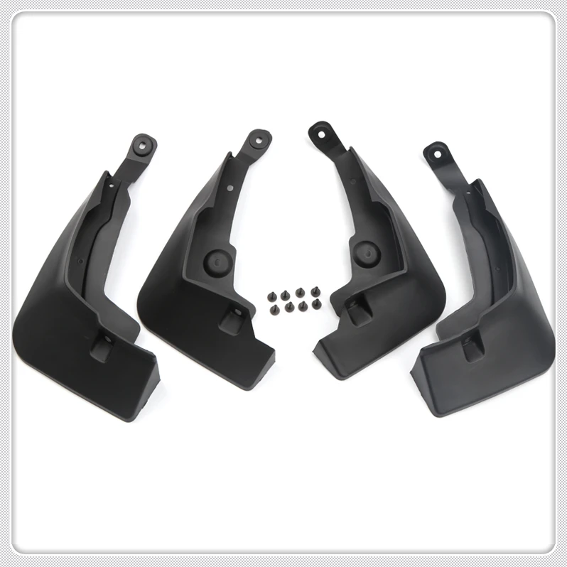 For Toyota RAV4 Car Styling Front&Rear Mudflaps Splash Guards MudGuards Mud Flap 4pcs Plastic Black Auto Accessories