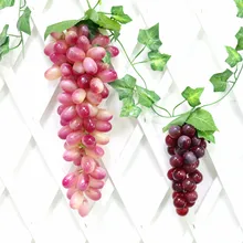 Flone искусственный фруктовый пластиковый виноград имитация растения Виноградная лоза для дома Свадебная вечеринка сад дерево вечерние Декоративные Фруктовые фотографии