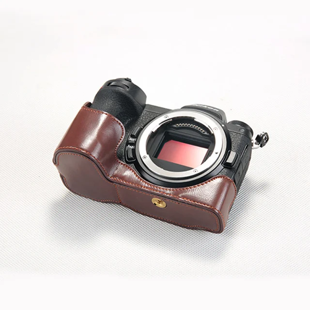 Special Offers PU Leather case Half body set Case cover Grip for Nikon Z7 Z6 Camera Bag with Battery Opening Special Offers PU Leather case Half body set Case cover Grip for Nikon Z7 Z6 Camera Bag with Battery Opening
