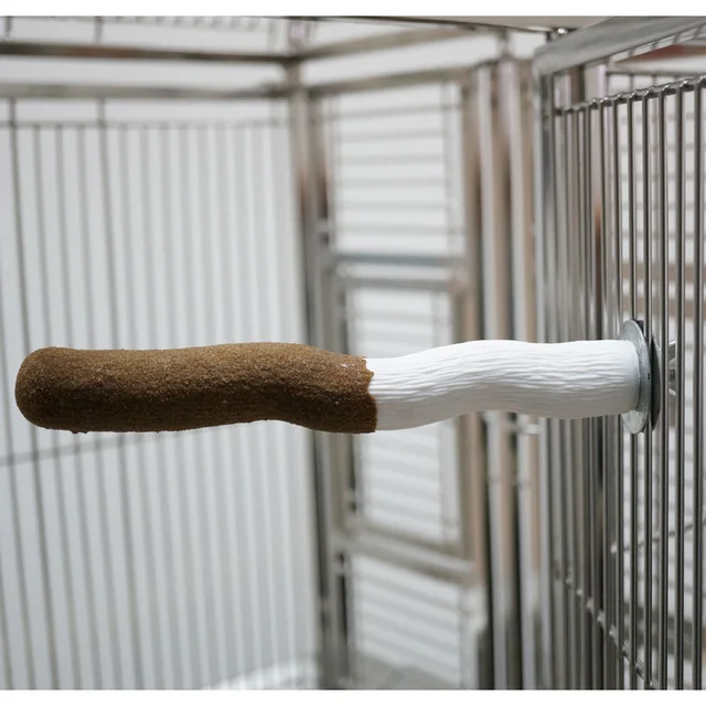 CAITEC Bird Perched Stick Nail Grooming for Parrots Bird Stand Fits any Type of Cages Suitable for Small to Large Birds 4