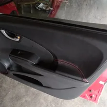 SUNFADA высокое качество микрофибры кожаный чехол внутренняя дверная панель/подлокотник защитный чехол для HONDA FIT 2nd Gen 2008-2011 Обновление